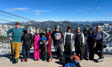 Downieville Students Ski in Tracks of Olympians