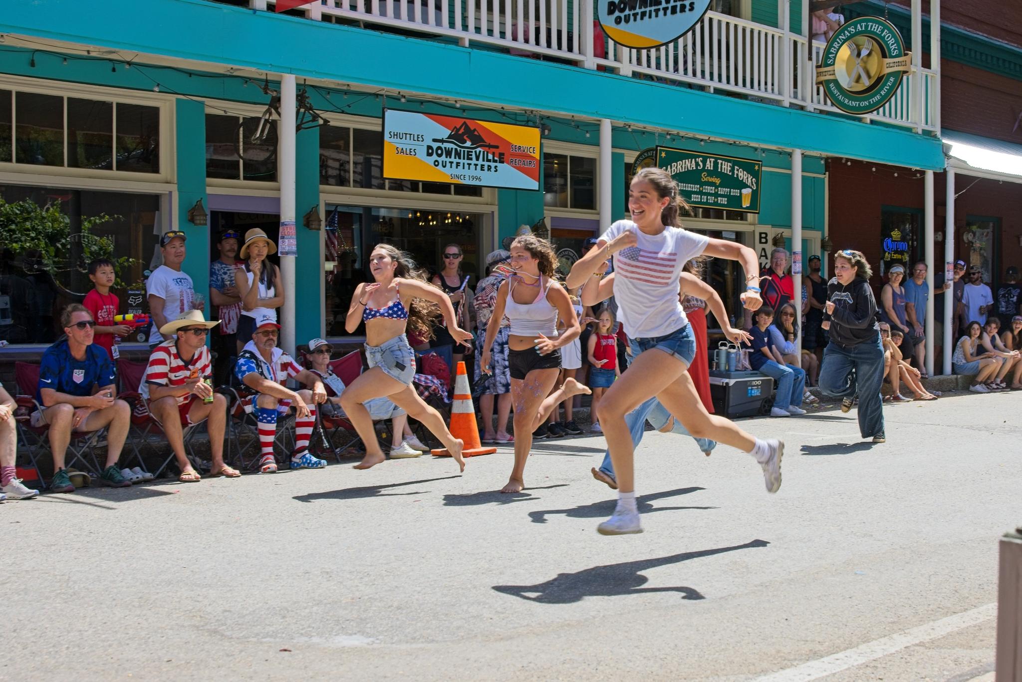 14-year-old girls’ race.
