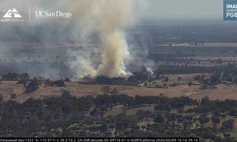 Tommy Fire Spreads Near Palermo