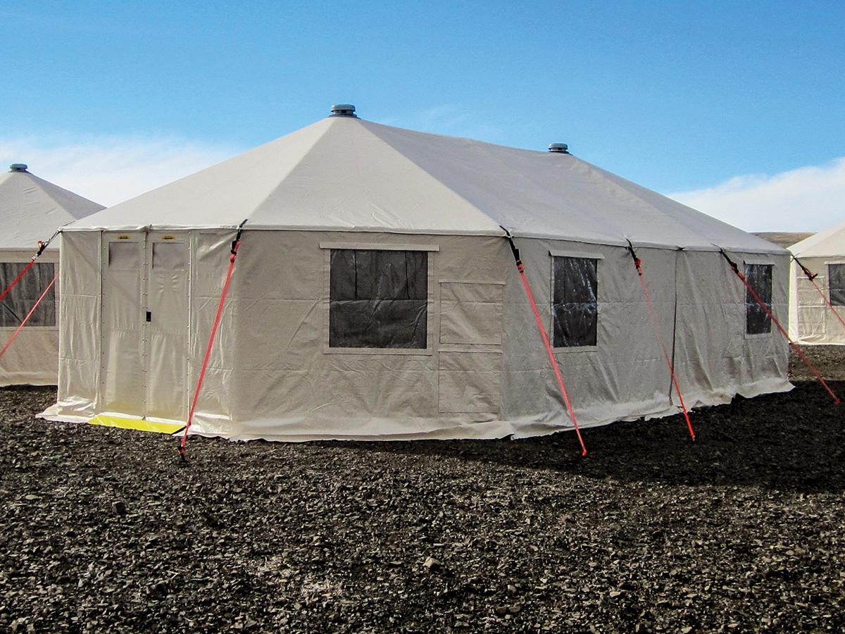 An EPHC shelter installed in Portola