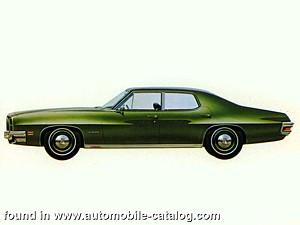 A 1972 Pontiac LeMans sedan.