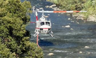Crews Halt Pliocene Fire Southeast of Goodyears Bar