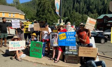 “Good Trouble” Protest Staged in Downieville