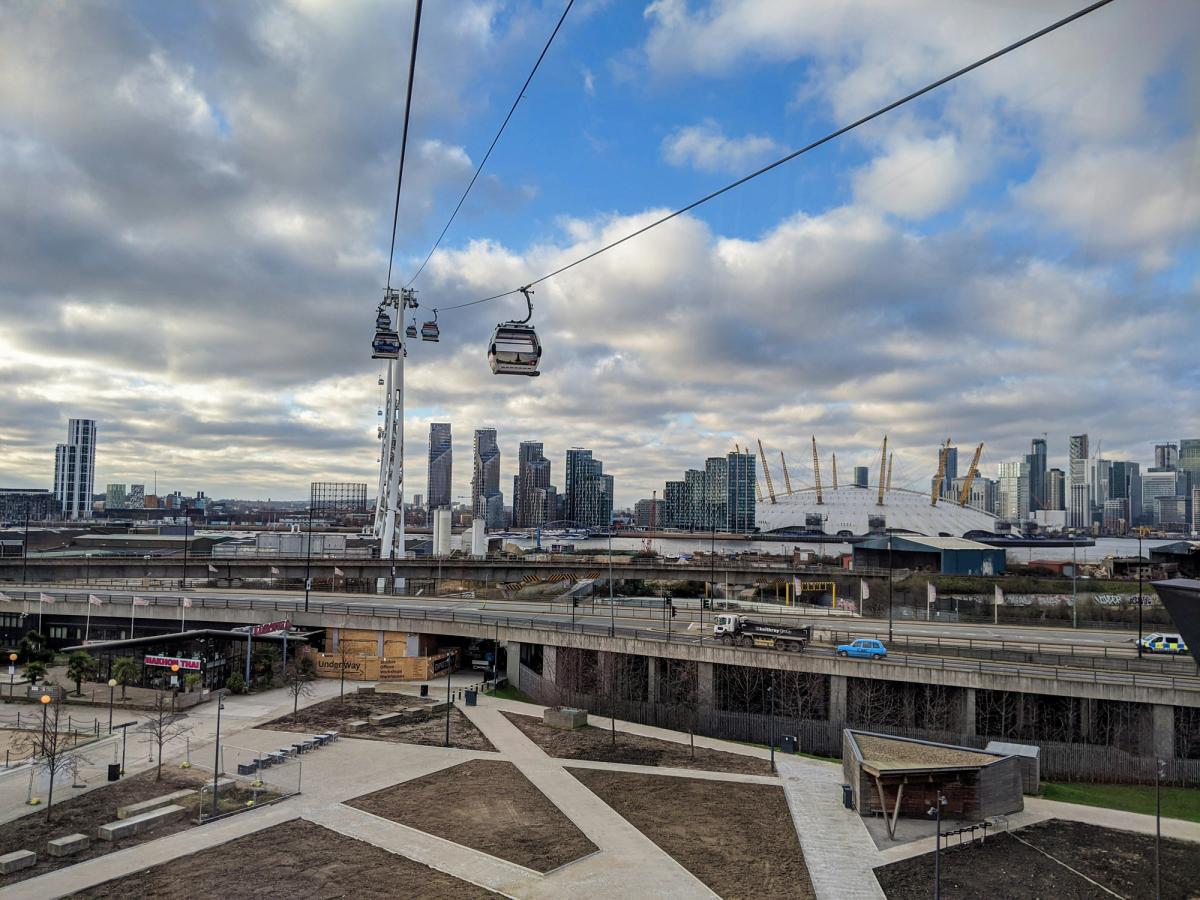 Karaoke onboard the London's cable cars