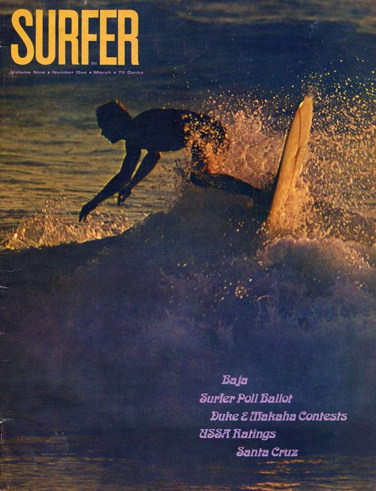 Surfer Magazine front cover