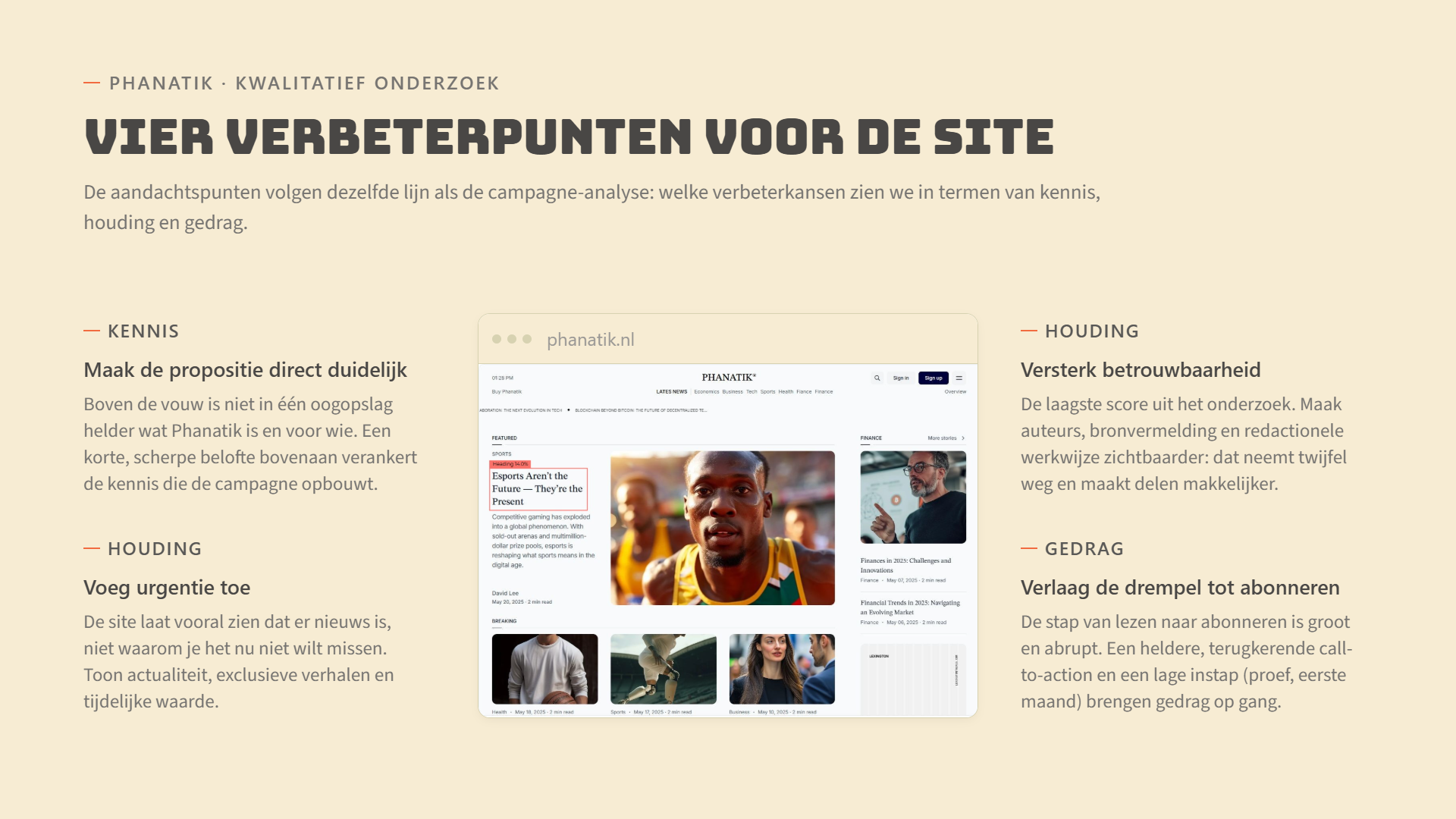Pretest voorbeeldrapportage