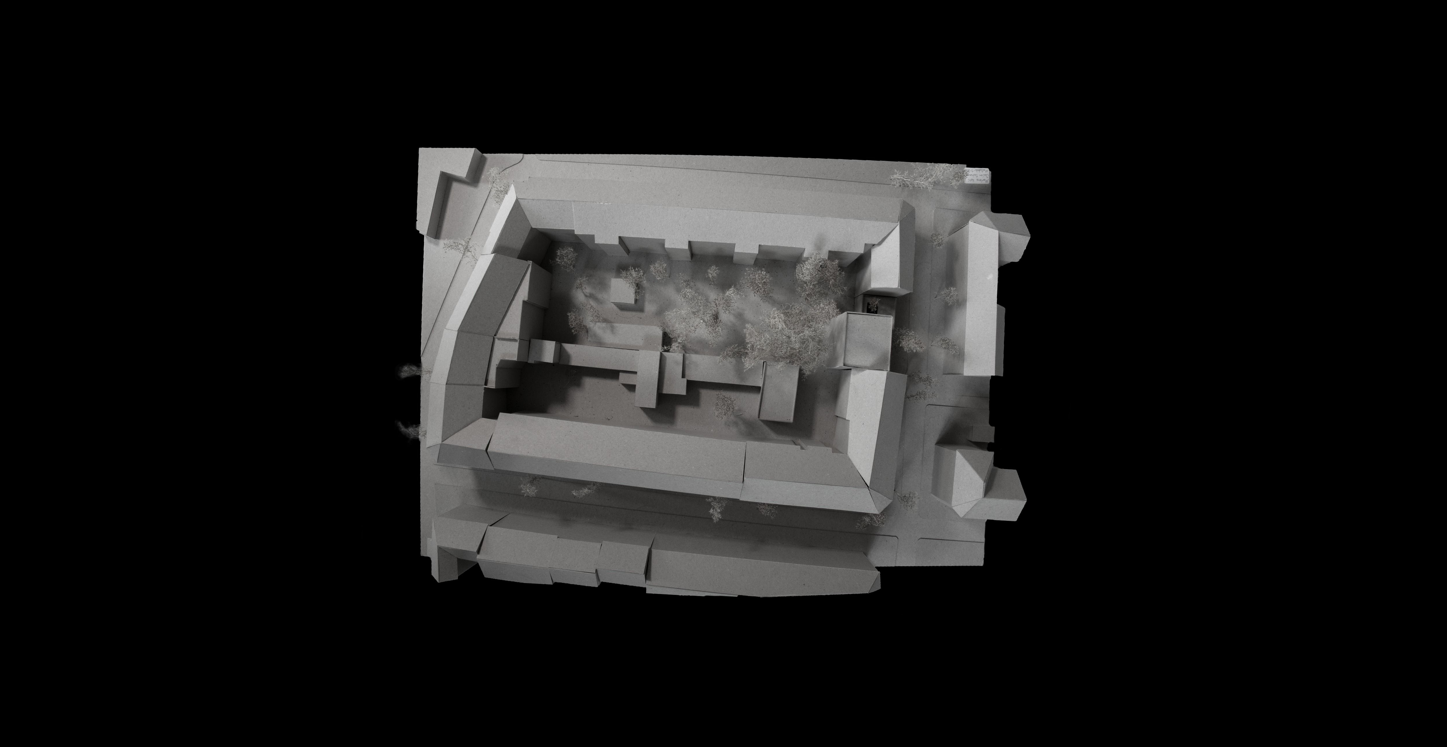 Urban context model, 1:200 for City Library.