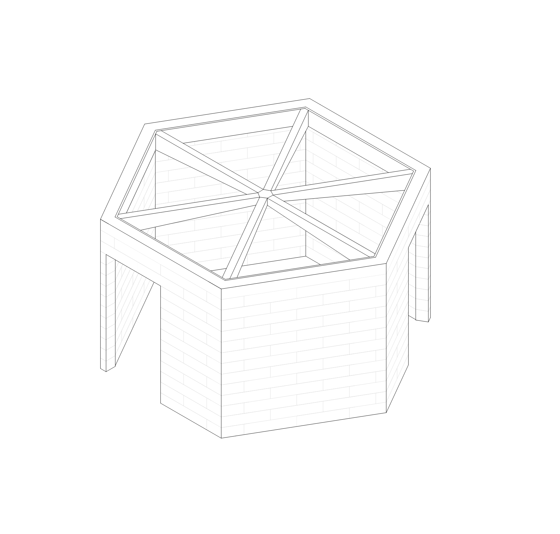 Isometric construction principle for Felseck.