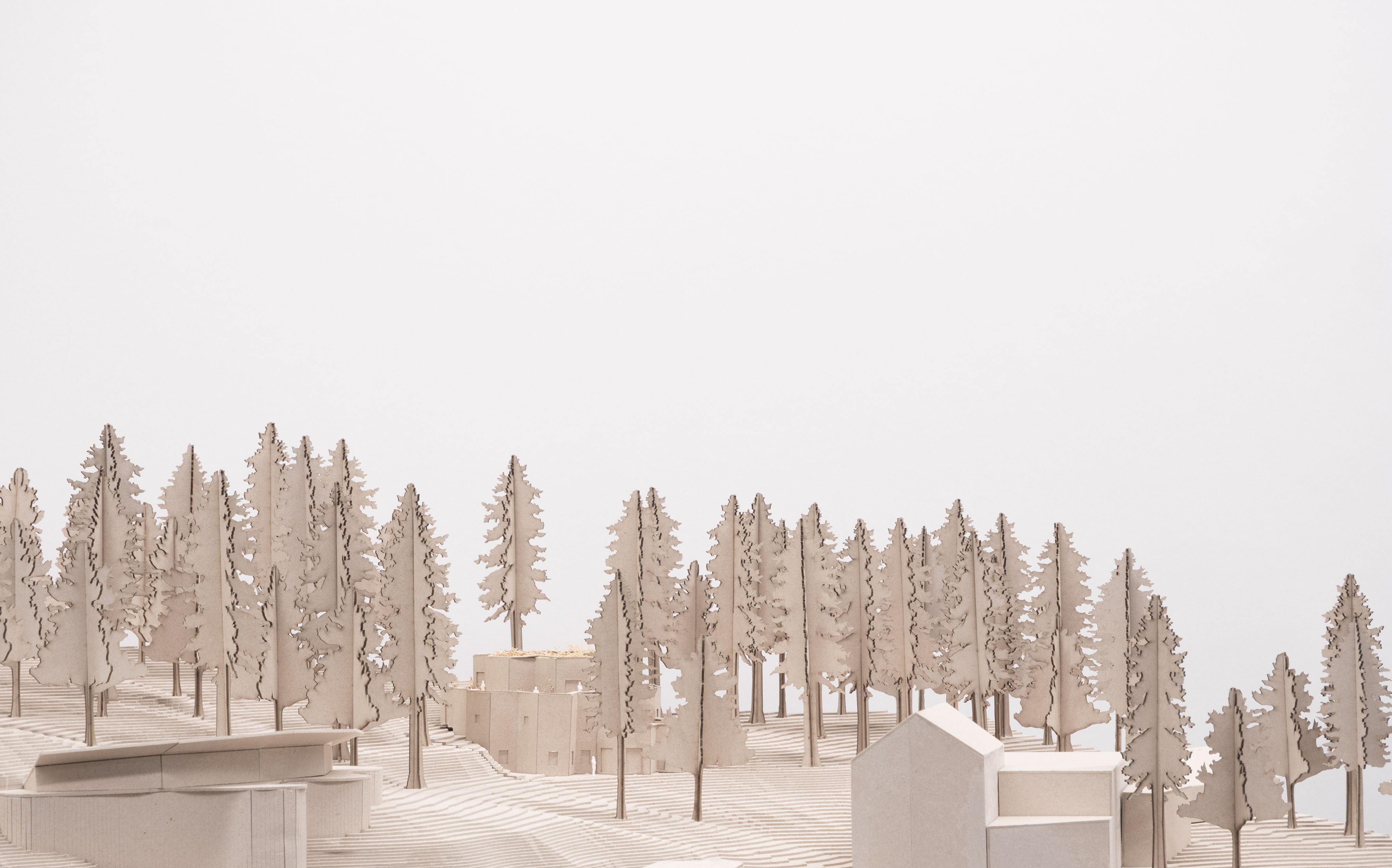 Landscape model, 1:100 for Felseck.