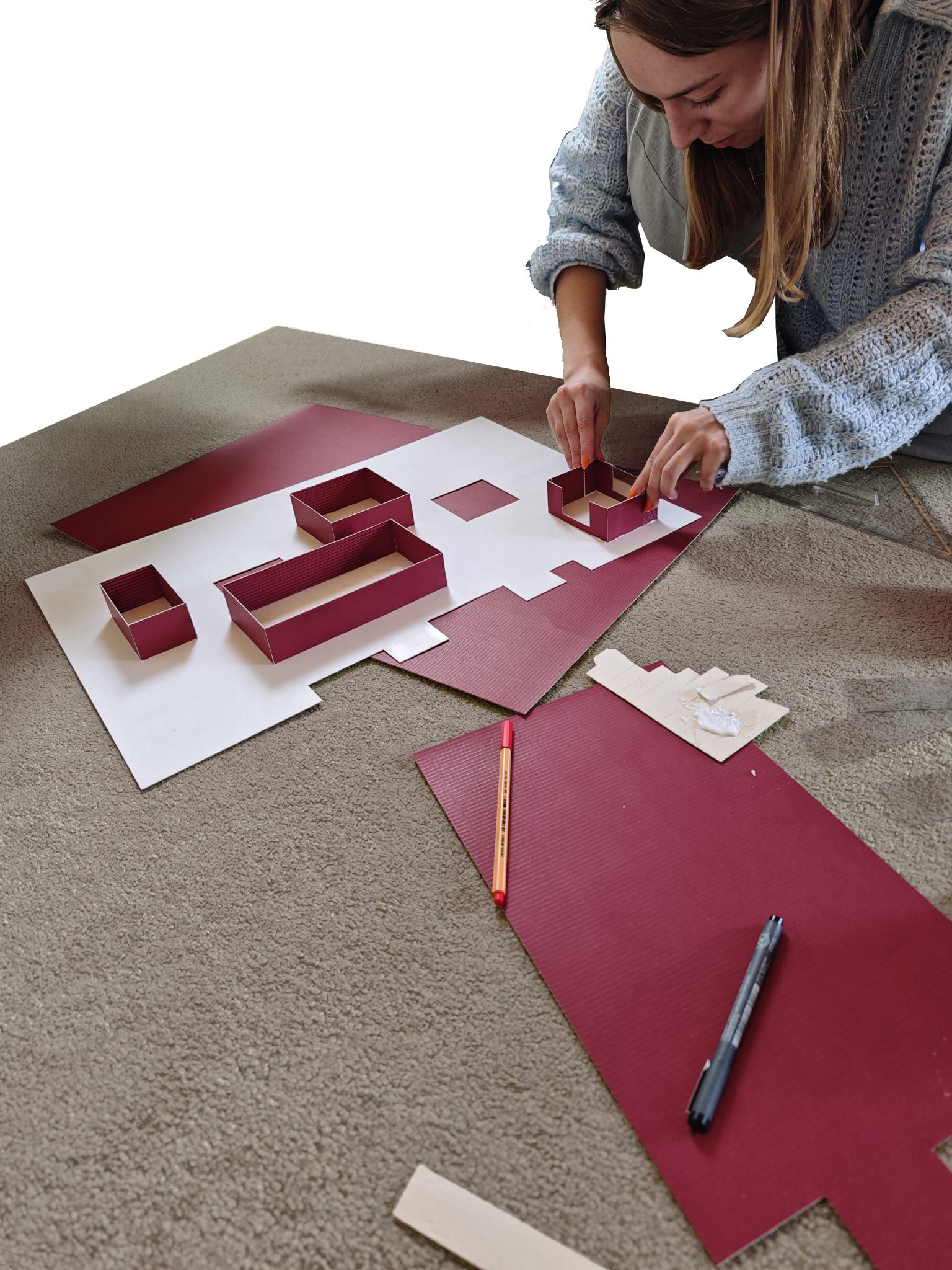 Model building process for Study Space.