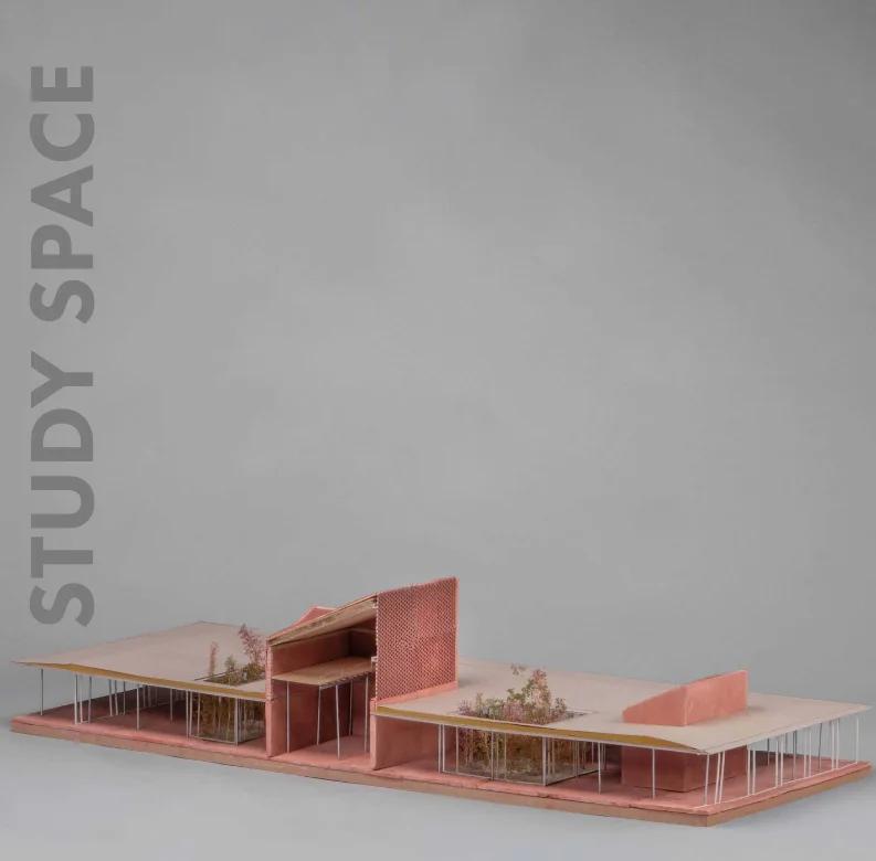 Architectural model of the Study Space project