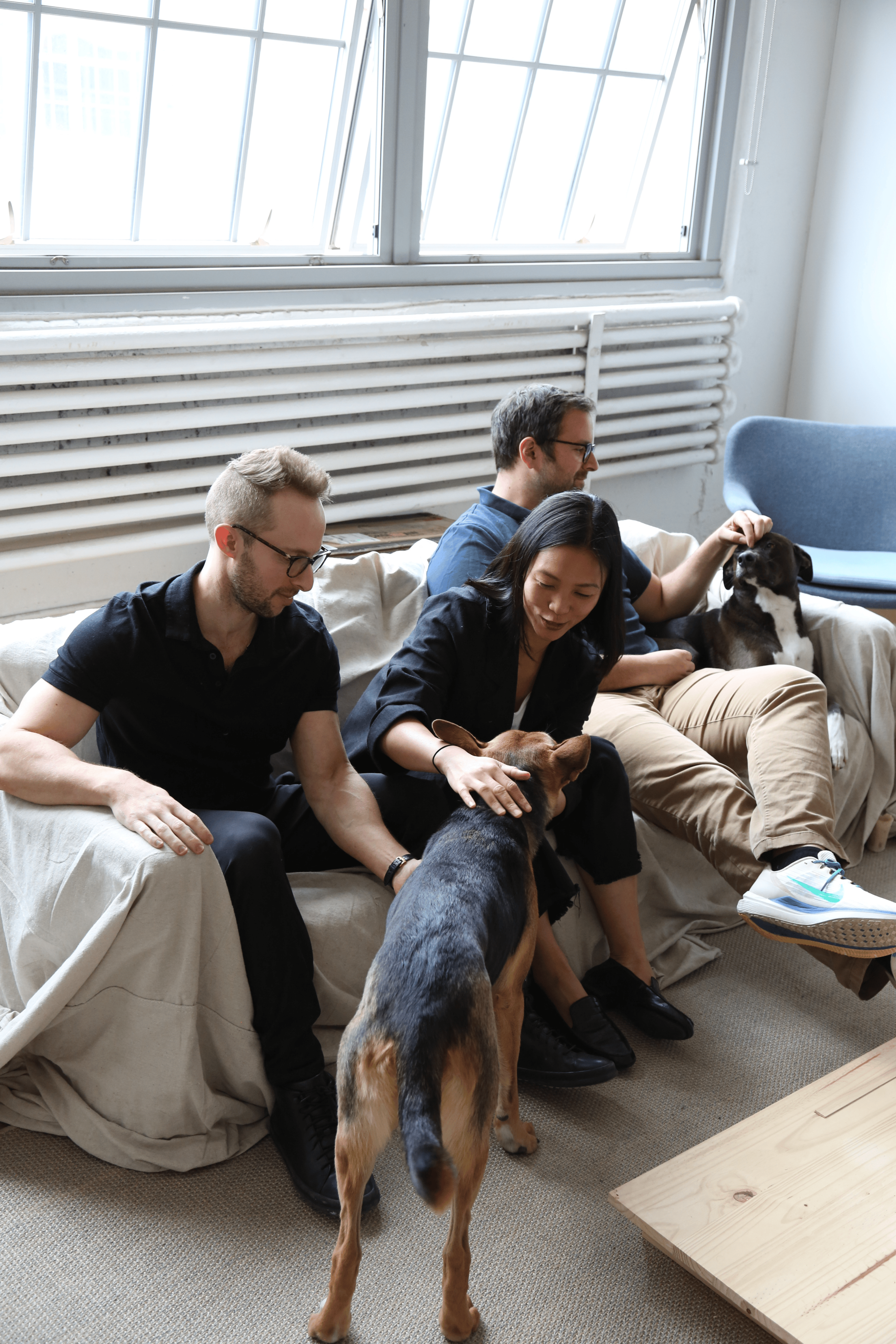 PRIMARY PARTNERS IN THEIR BROOKLYN, NY OFFICE.