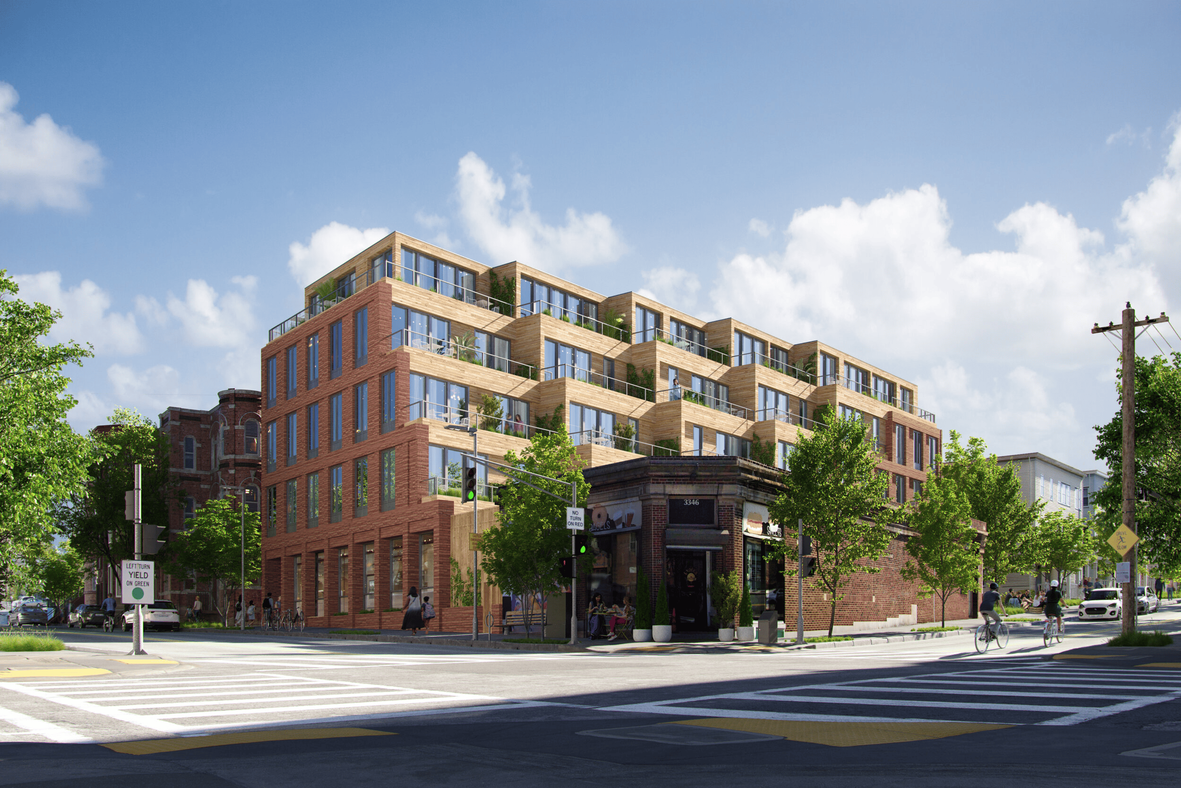 VISUALIZATION OF 3326 WASHINGTON STREET MULTIFAMILY PROJECT IN BOSTON, MA