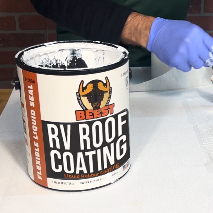 What's included with the BEEST RV ROOF SEALANT (LIQUID RUBBER COATING)?
