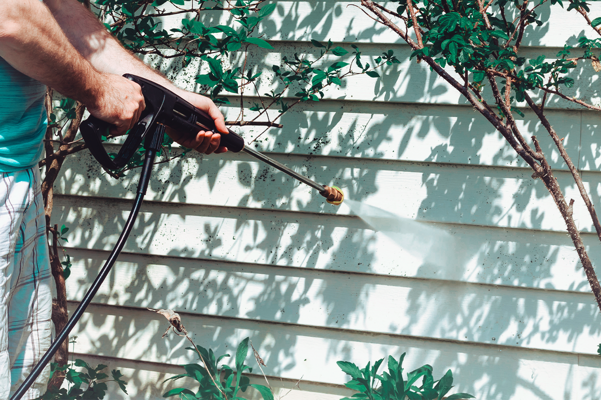 MAKES GREEN SIDING AND FENCES NEW AGAIN