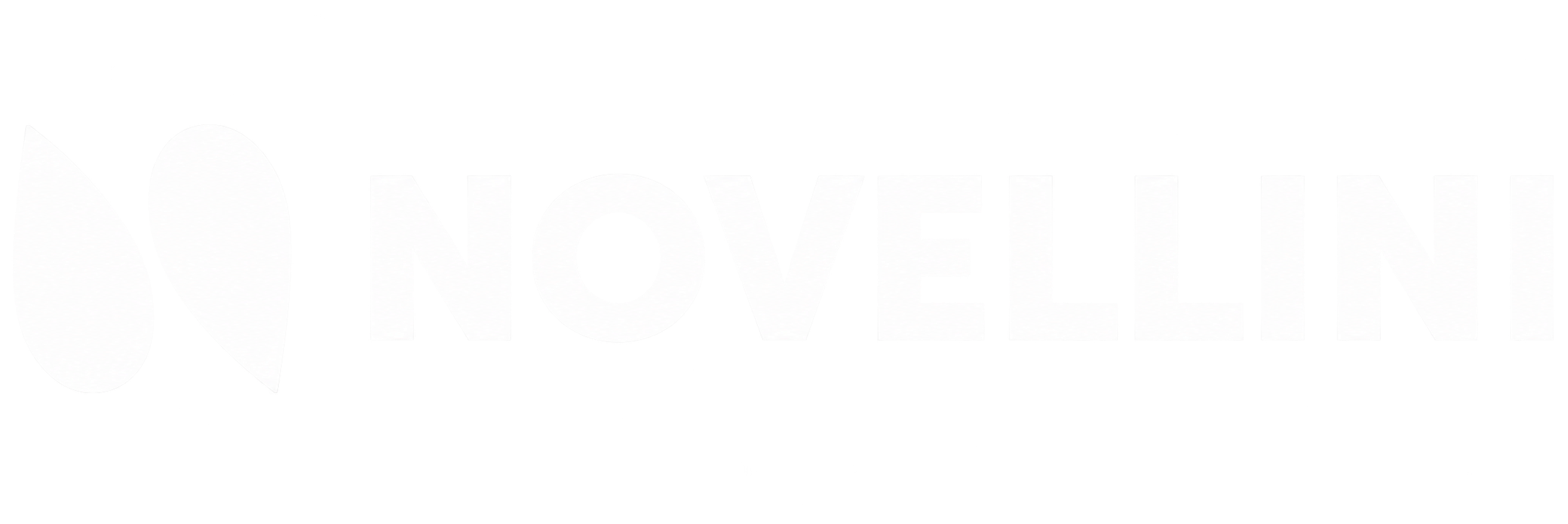 Hvit Novellini-logo.