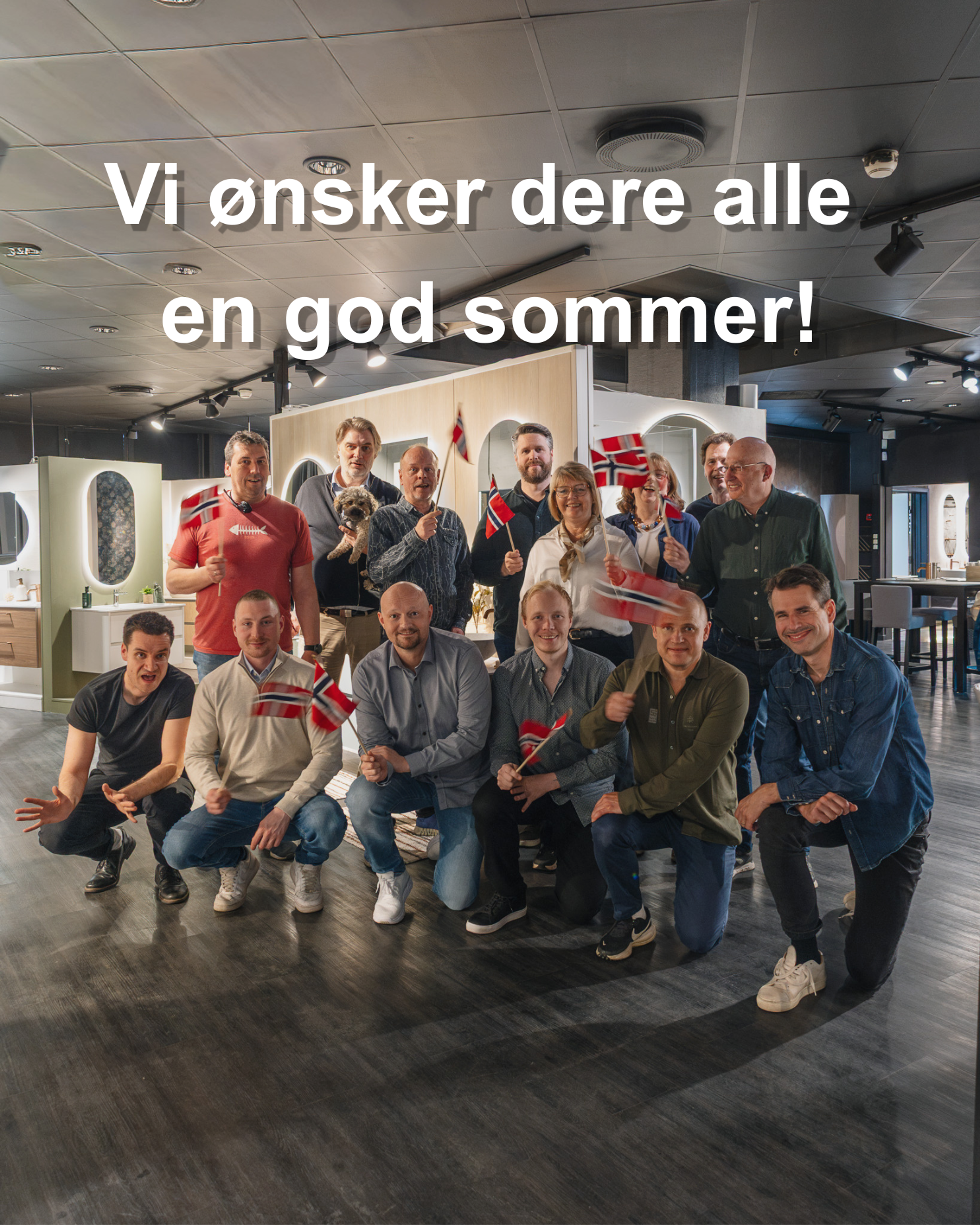 Bilde til «Sommerstengt showroom»