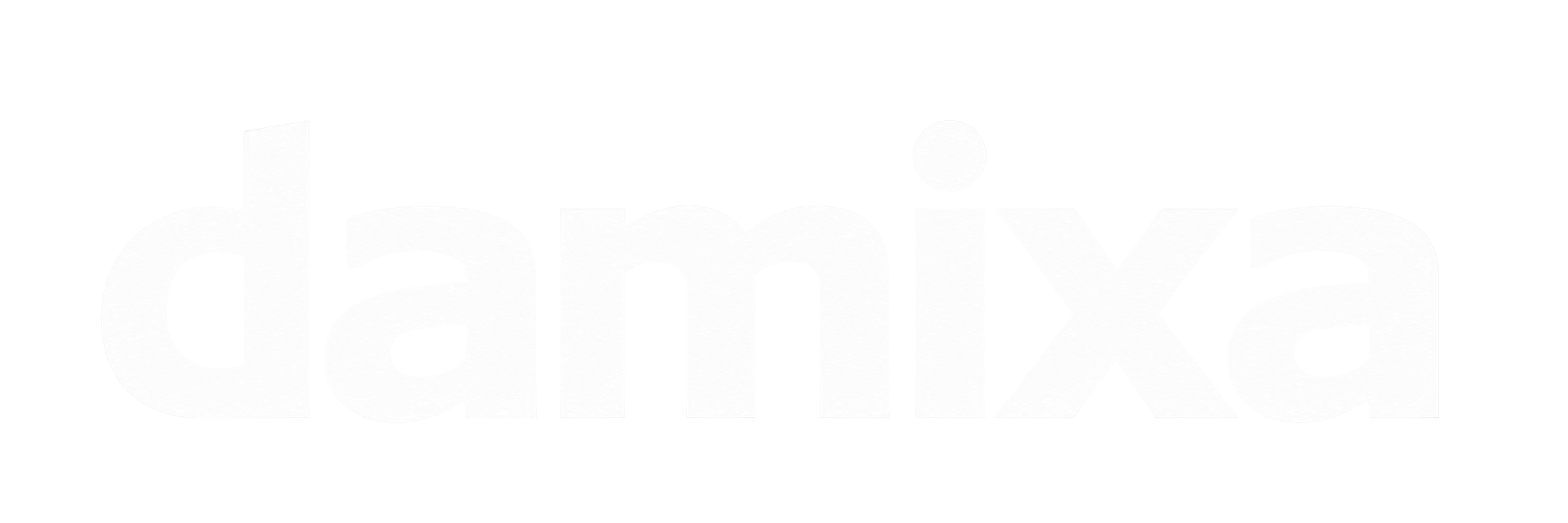Damixa logo i hvit farge