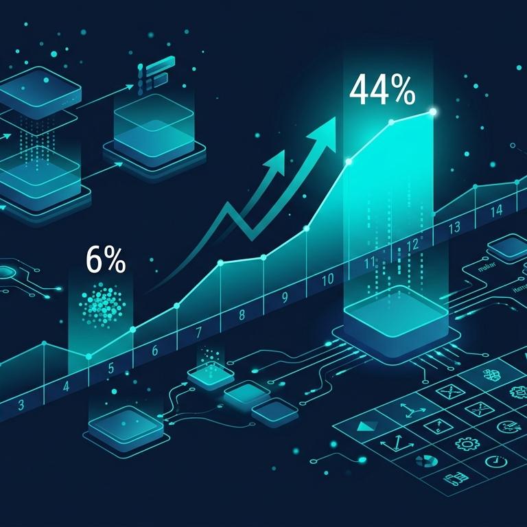 Makine Üretici İhracat Anonim Vaka: 16 Hafta AI Görünürlük Sprint infografik