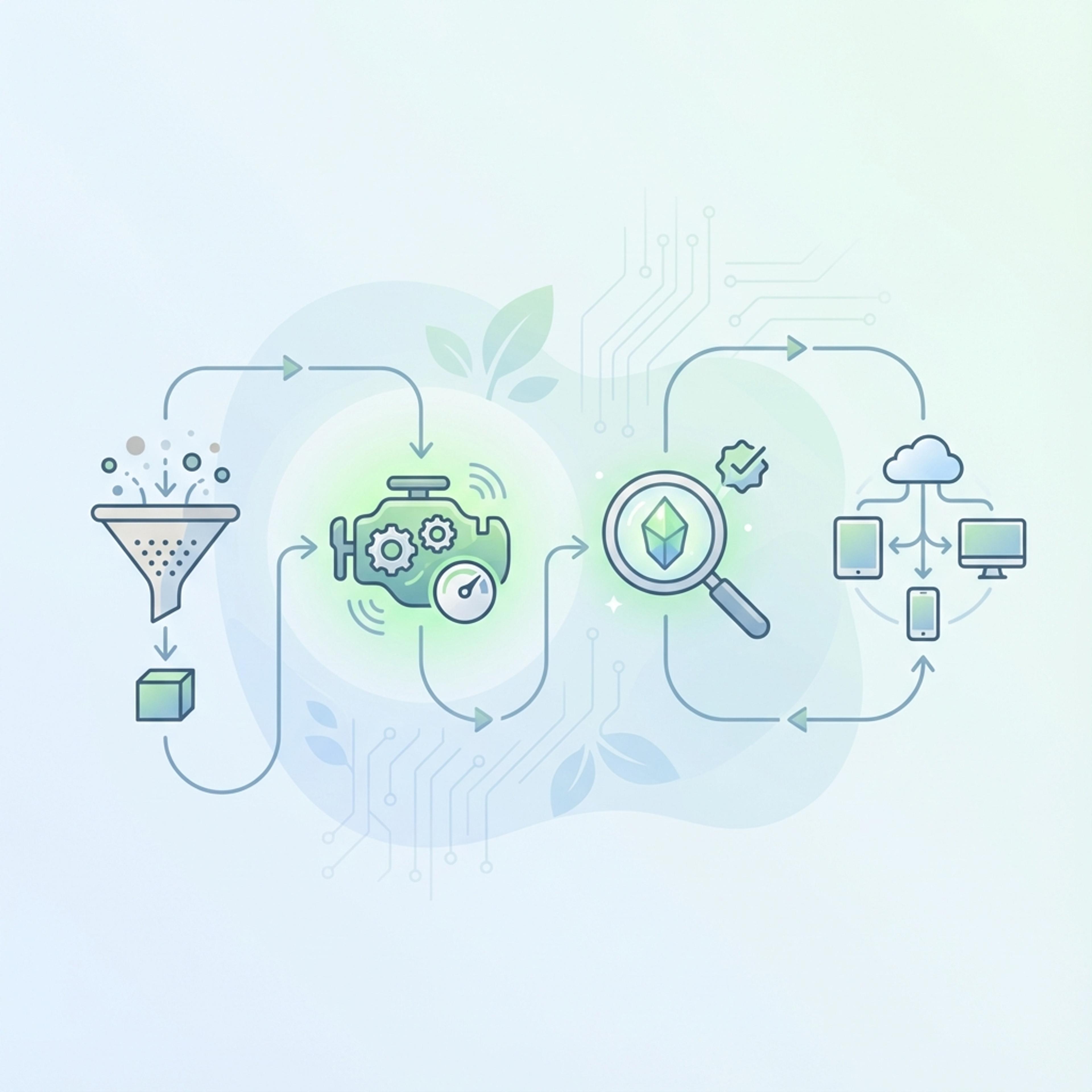 Üretken motor optimizasyonu nasıl yapılır adımları - Özet İnfografik