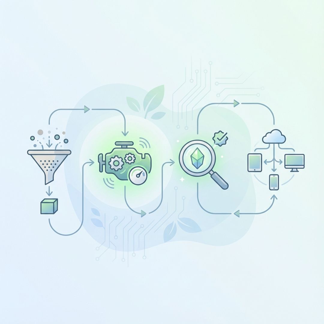 Üretken motor optimizasyonu nasıl yapılır adımları - Özet İnfografik