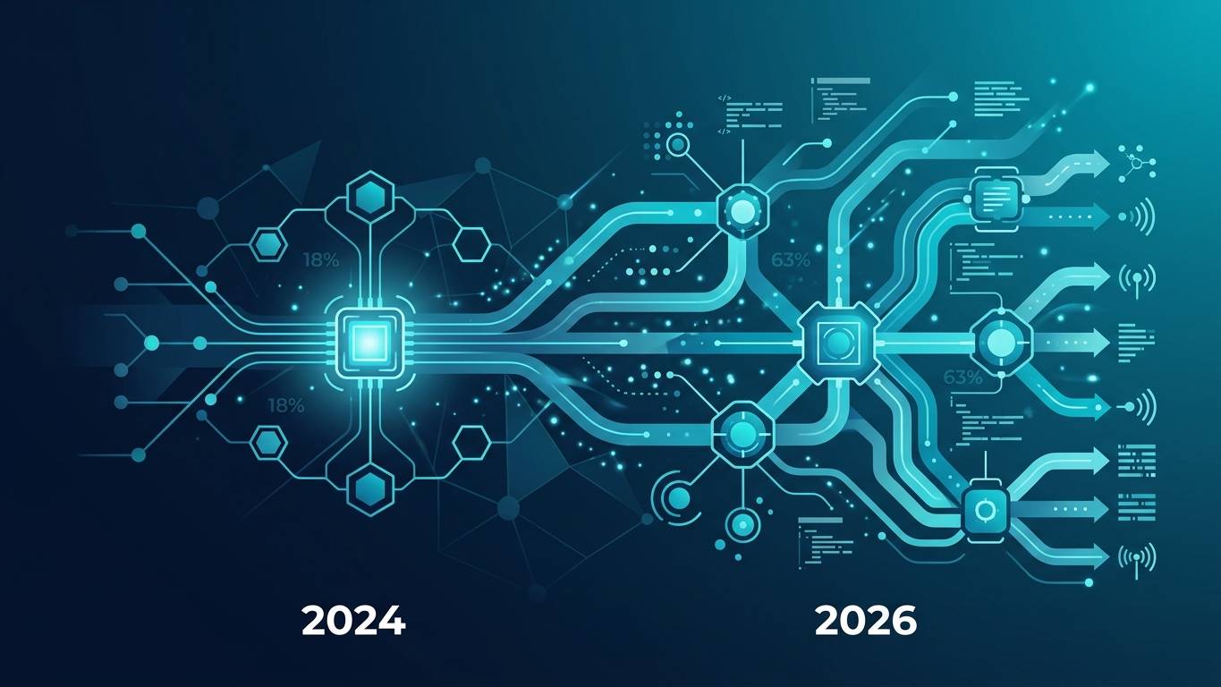 AI içerik üretim ekosistemi ChatGPT + Claude + Gemini iş akışı — üç AI model node turkuaz veri akış çizgileriyle merkezi içerik akış nehrine bağlı, lacivert + turkuaz minimal kurumsal kompozisyon