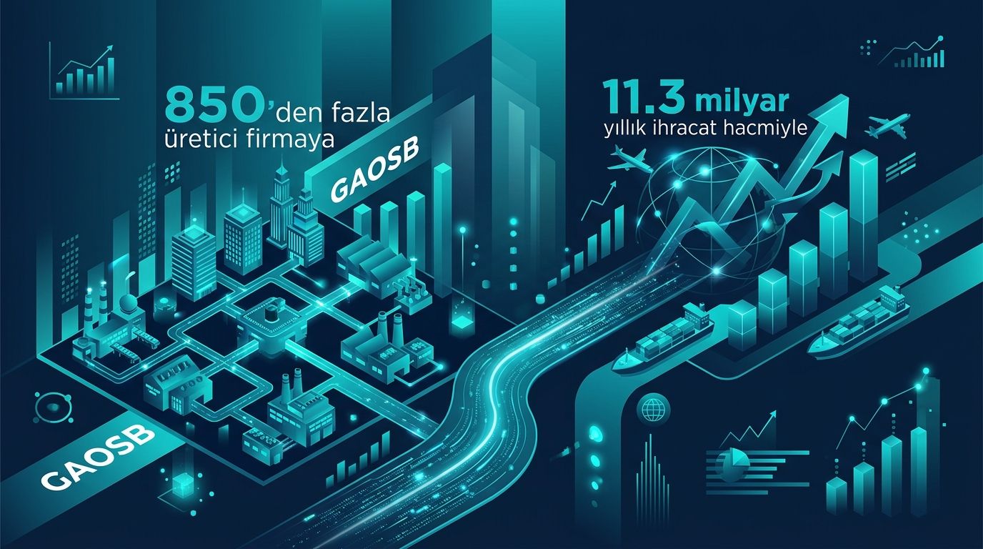 Gaziantep Tekstil ve Gıda İhracat Firmaları için AI Görünürlük 2026 infografik
