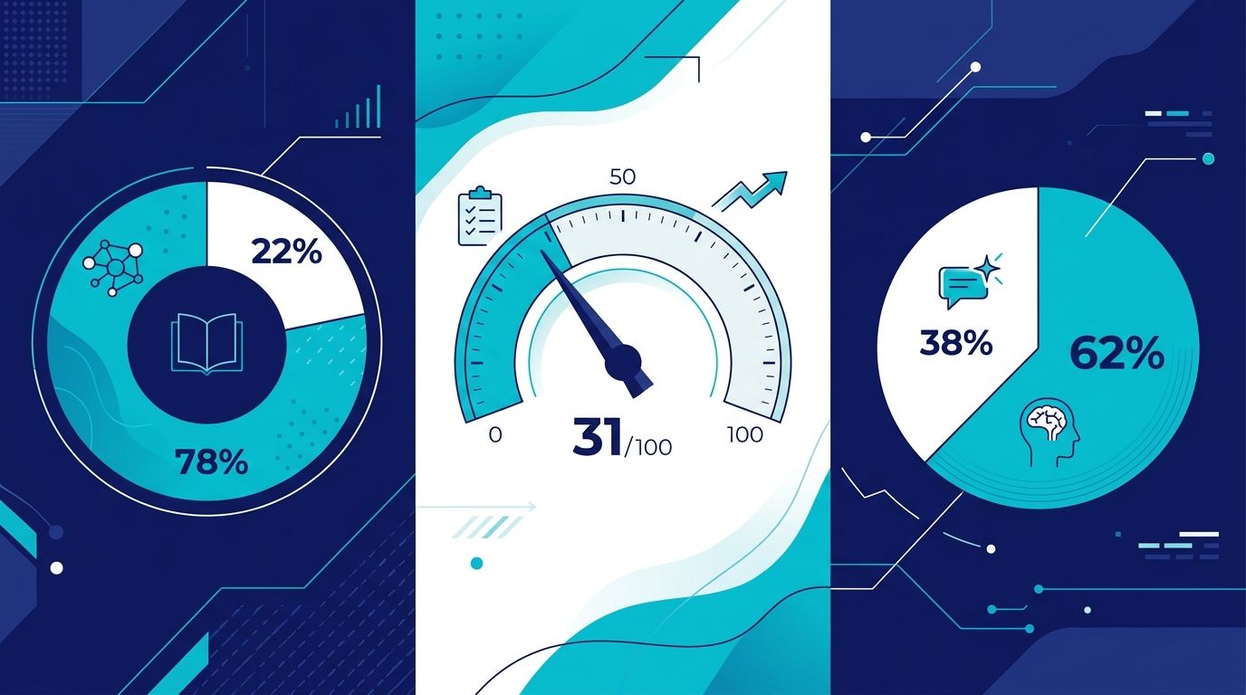 Eğitim Online Kurslar ve MOOC için AI Görünürlük - özet infografik