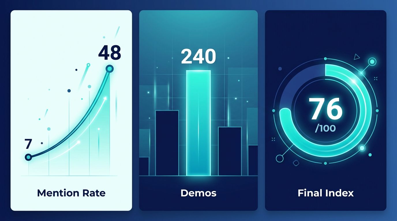 B2B entegrasyon firması 3 yapısal sinyal infografik — konnektör Schema + sertifika partner + CaseStudy