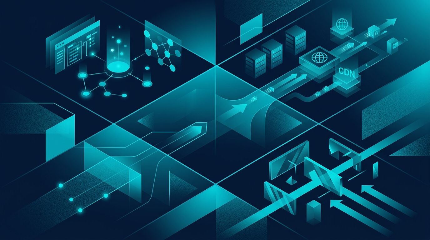 CTO AI search altyapı 6 yapısal eksen — bot allowlist, CDN, structured data, CMS, observability, vendor lock-in