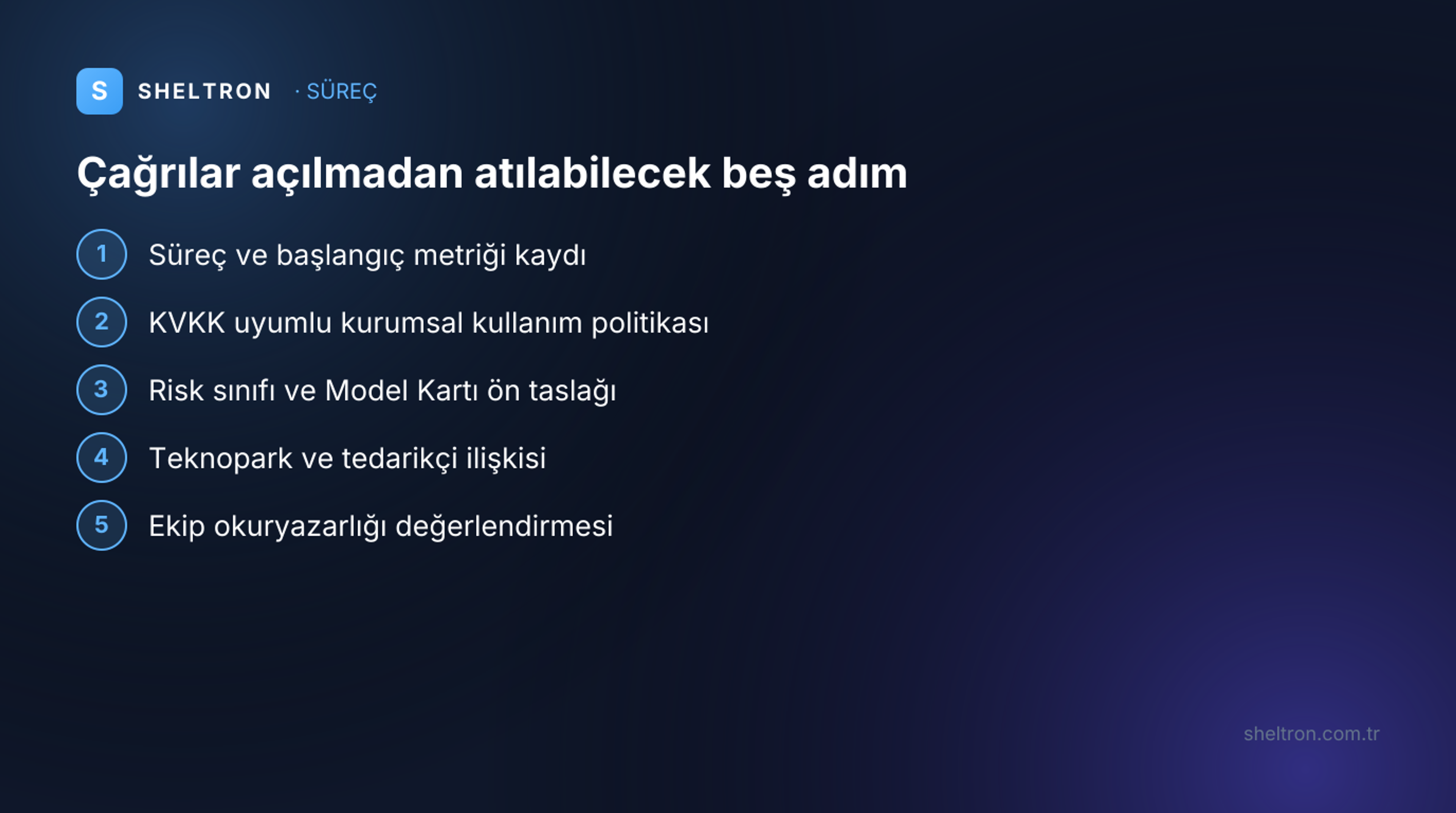 Türkiye Yapay Zekâ Eylem Planı çağrıları açılmadan işletmelerin atabileceği beş hazırlık adımı