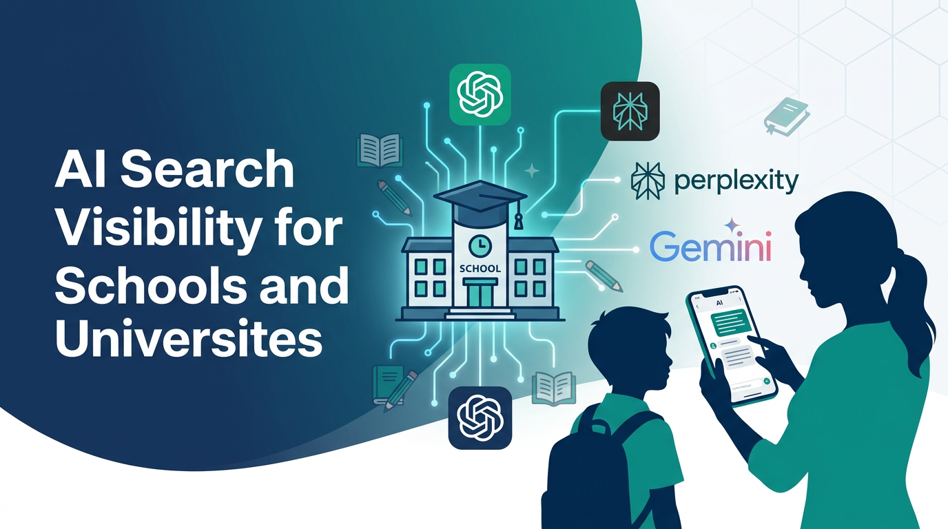 Eğitim sektöründe AI arama davranışı — öğrenci ve veliler ChatGPT'de okul ve kurs araştırması yapıyor