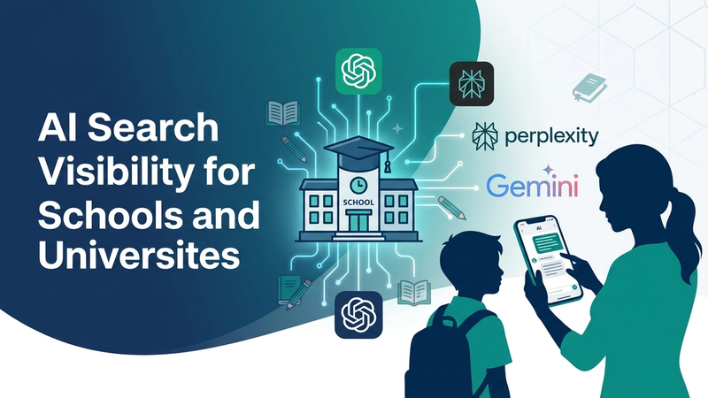 Eğitim sektöründe AI arama davranışı — öğrenci ve veliler ChatGPT'de okul ve kurs araştırması yapıyor