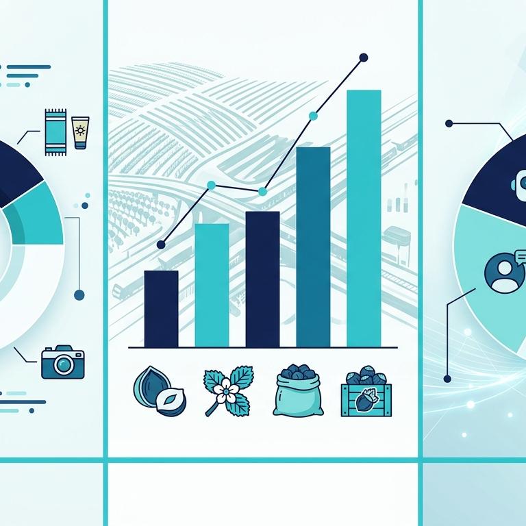 Trabzon turizm ihracat AI görünürlük özet infografik - 3 panel istatistik