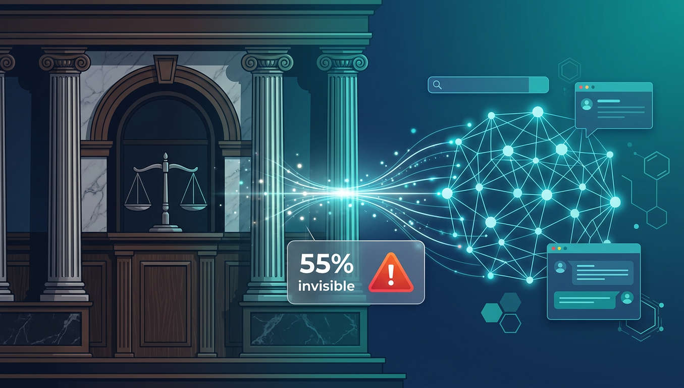 20 İstanbul hukuk bürosu AI görünürlük testi sonuçları — %55 görünmüyor