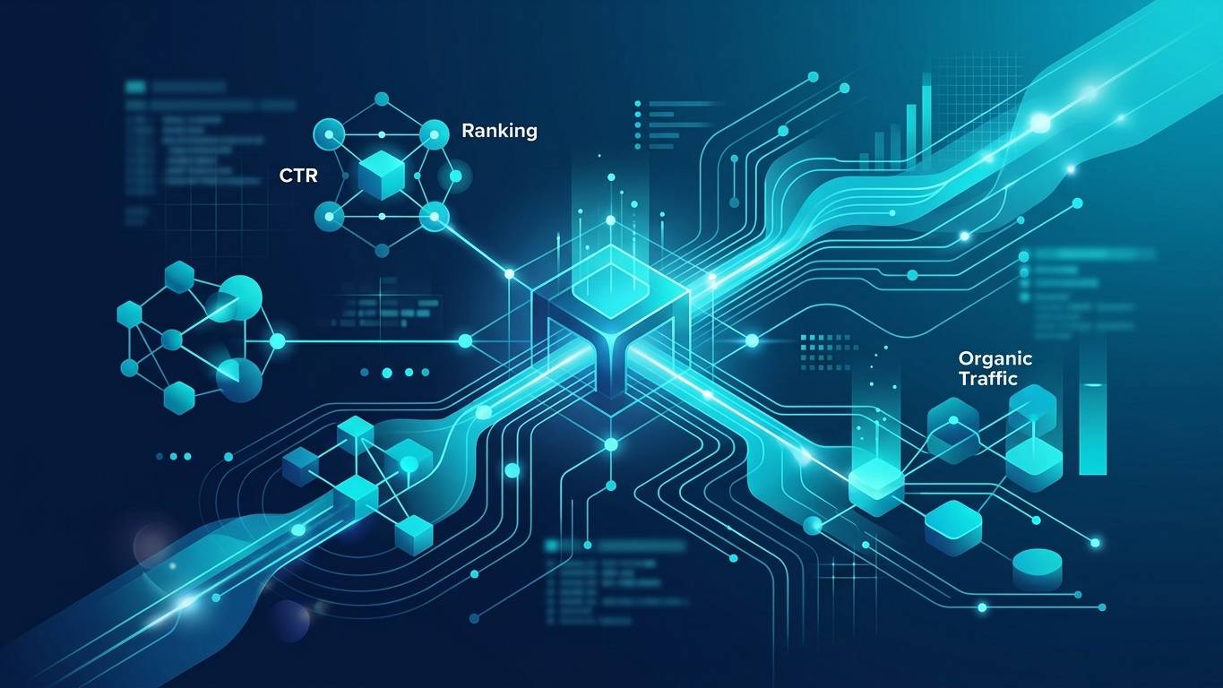 VP Marketing AI search rapor board sunumu — yönetim toplantı masası + dijital dashboard ekran
