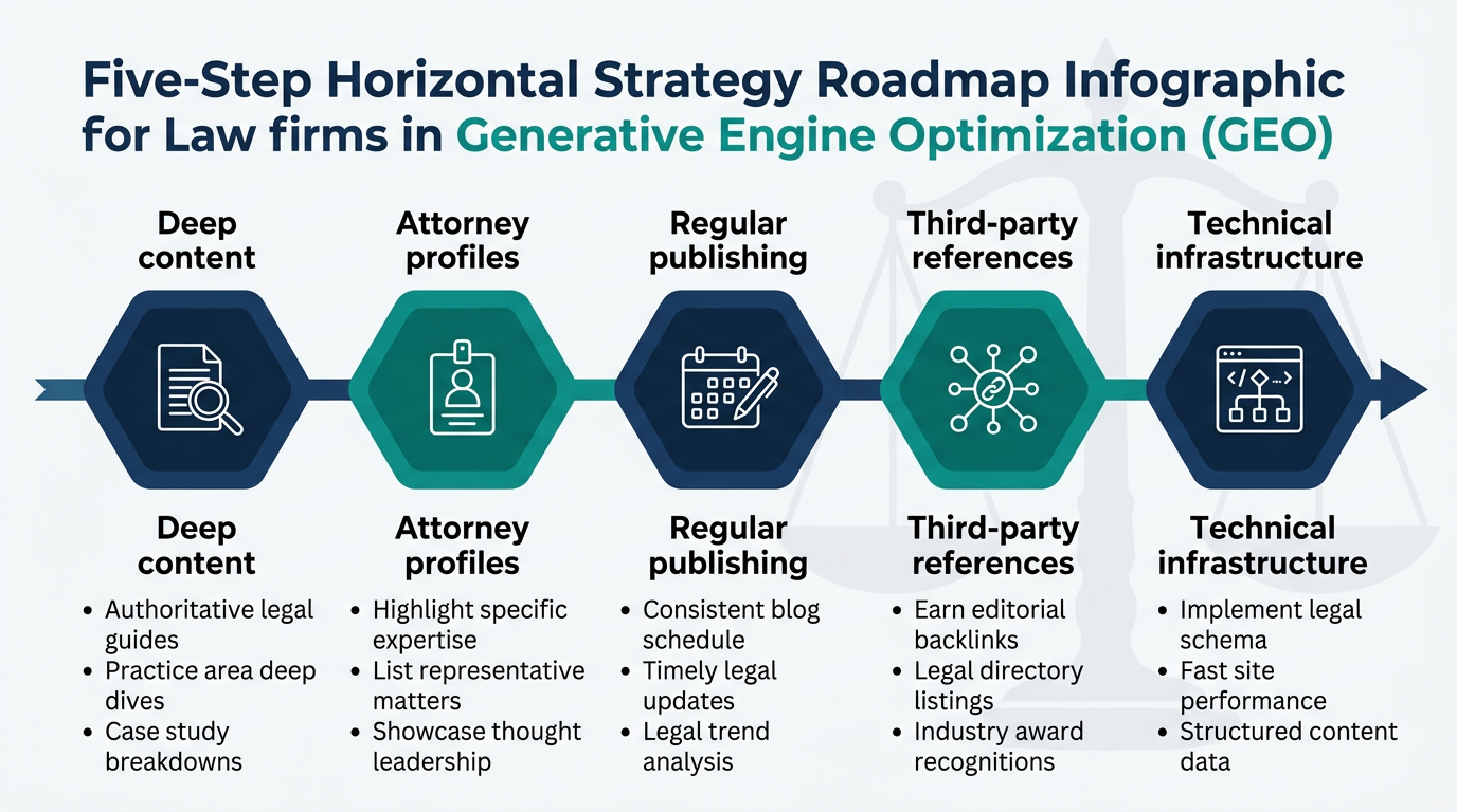 Hukuk sektöründe uzmanlık alanı bazlı AI görünürlük analizi