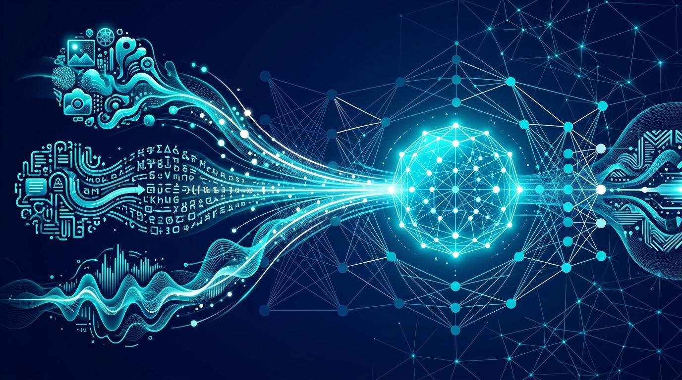 MUM 4.0 mimarisi — görsel, metin, ses tek vector space'de embed