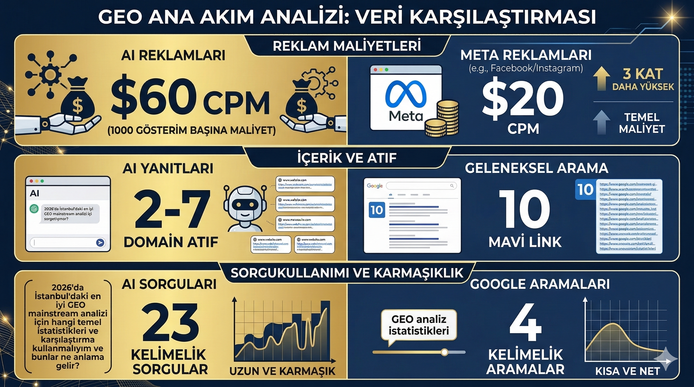 A-tier kaynaklarin GEO mesajlari karsilastirma tablosu — Forbes HBR Ad Age SEL
