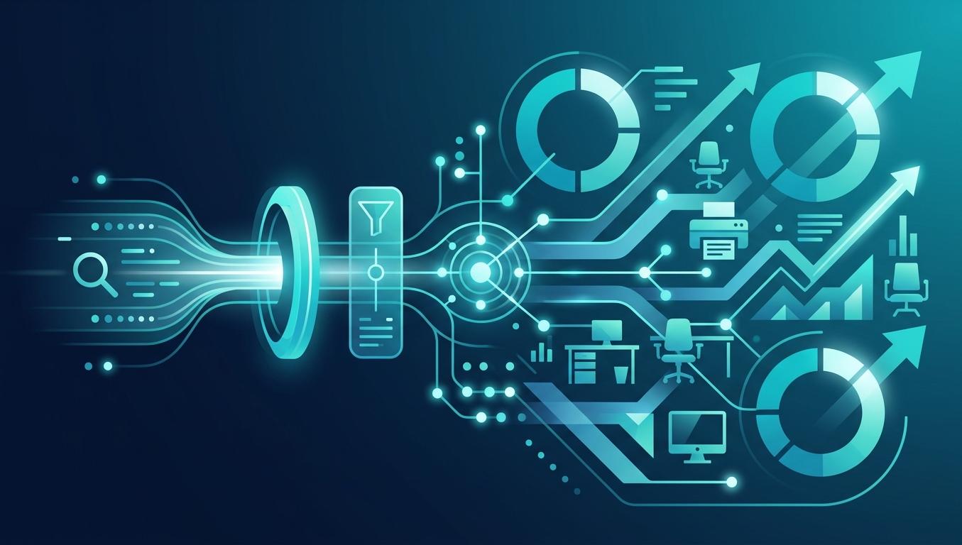 B2B ofis ekipmanları tedarik şirketi 12 haftalık AI görünürlük sprint anonim vaka — mention oranı %7'den %52'ye sıçrama