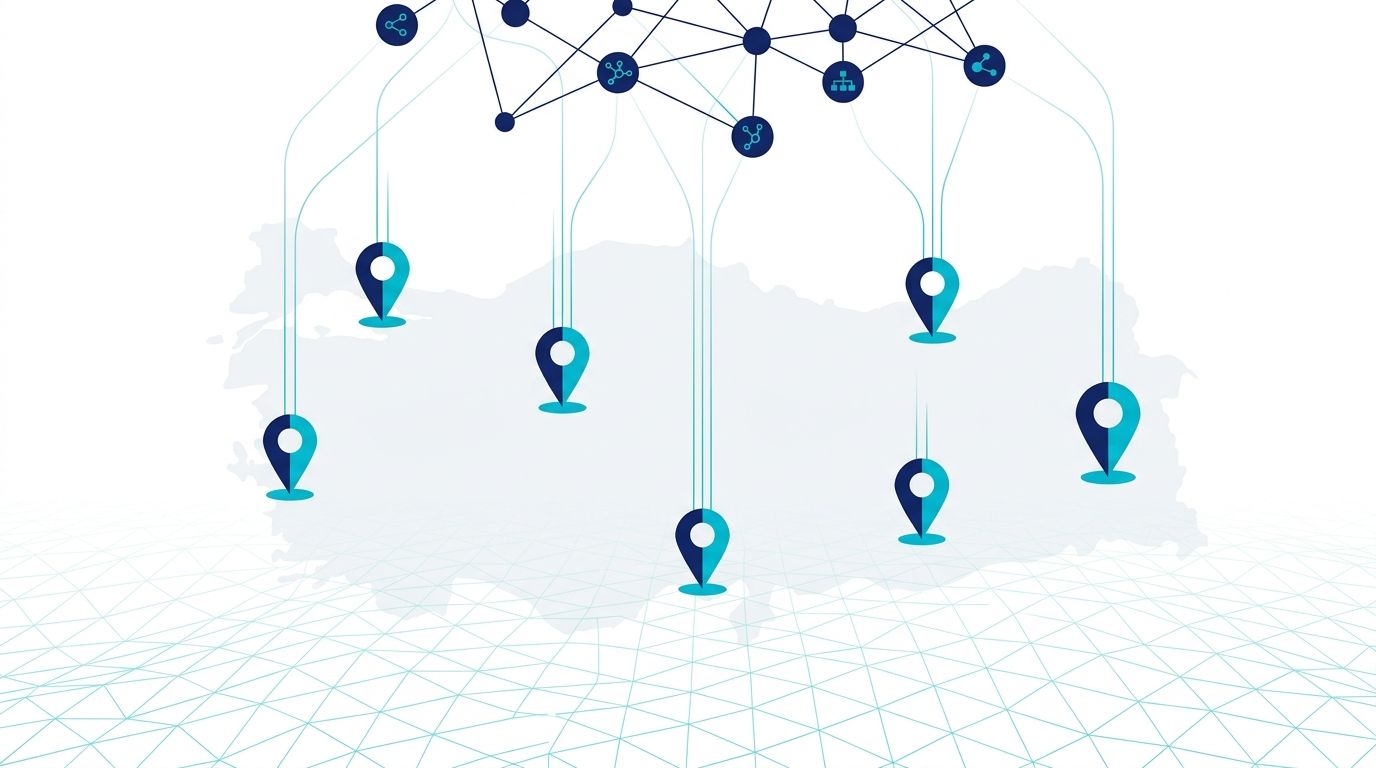 Türkiye 7 bölge metropolünde Local SEO ve GEO birleşik strateji görseli