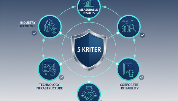 Yapay zeka firması seçim kriterleri: sektör deneyimi, ölçülebilir sonuçlar, teknoloji, güvenilirlik, iletişim