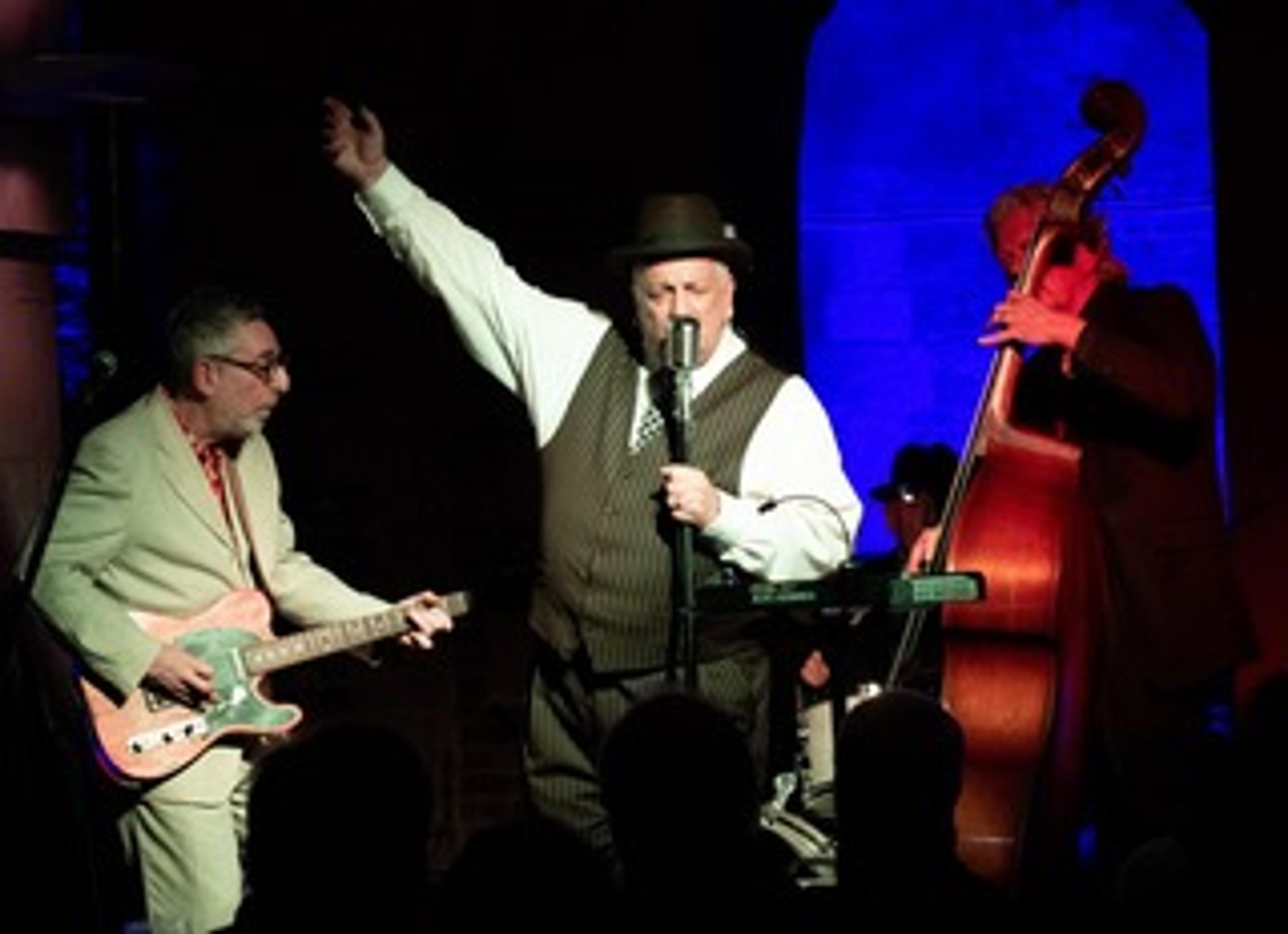 On stage with The Untouchables