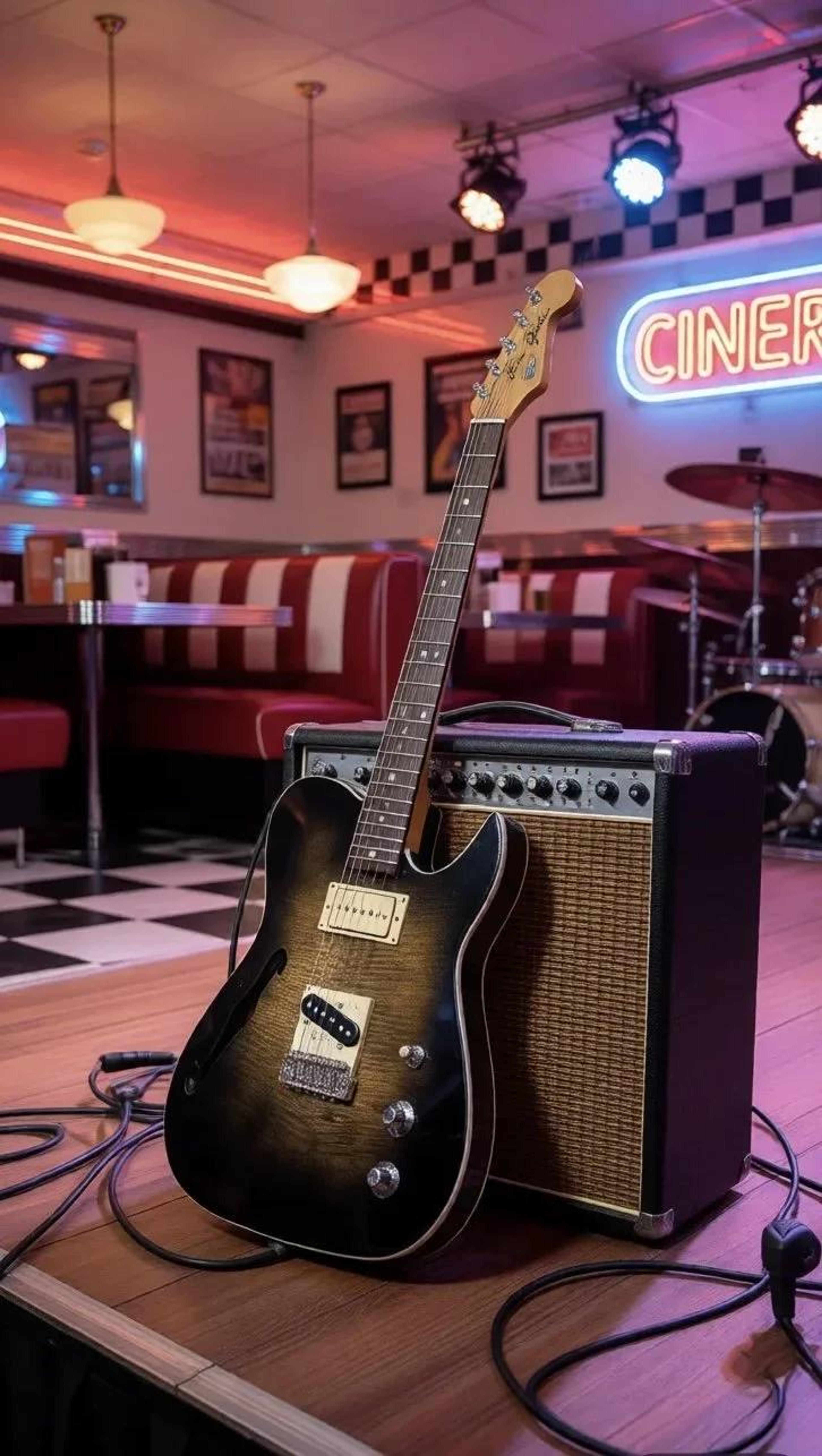 A guitar by Blind John's Guitars