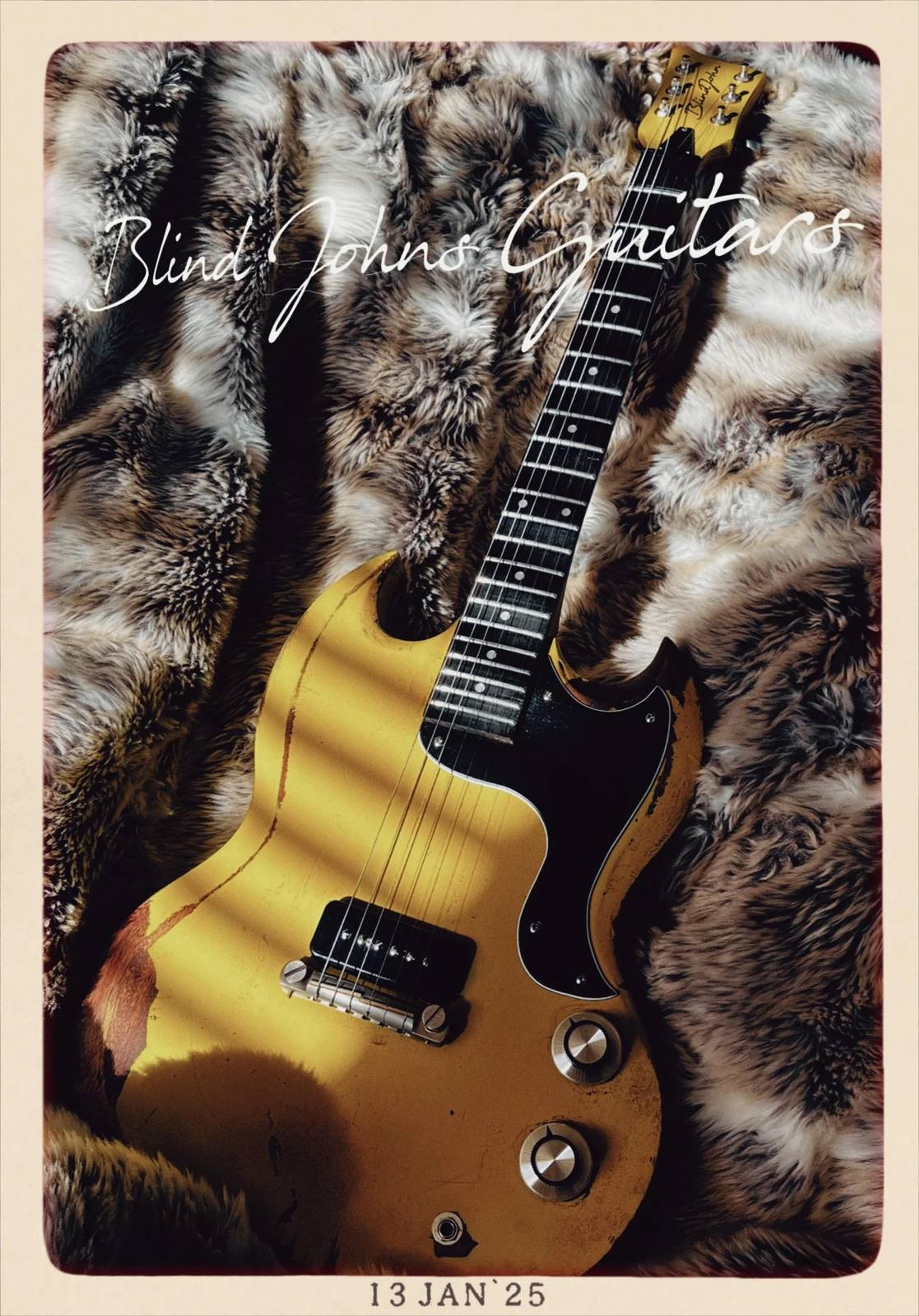 The Kid - SG Jnr style double cut - set neck - relic guitar in positano yellow Ad 1
