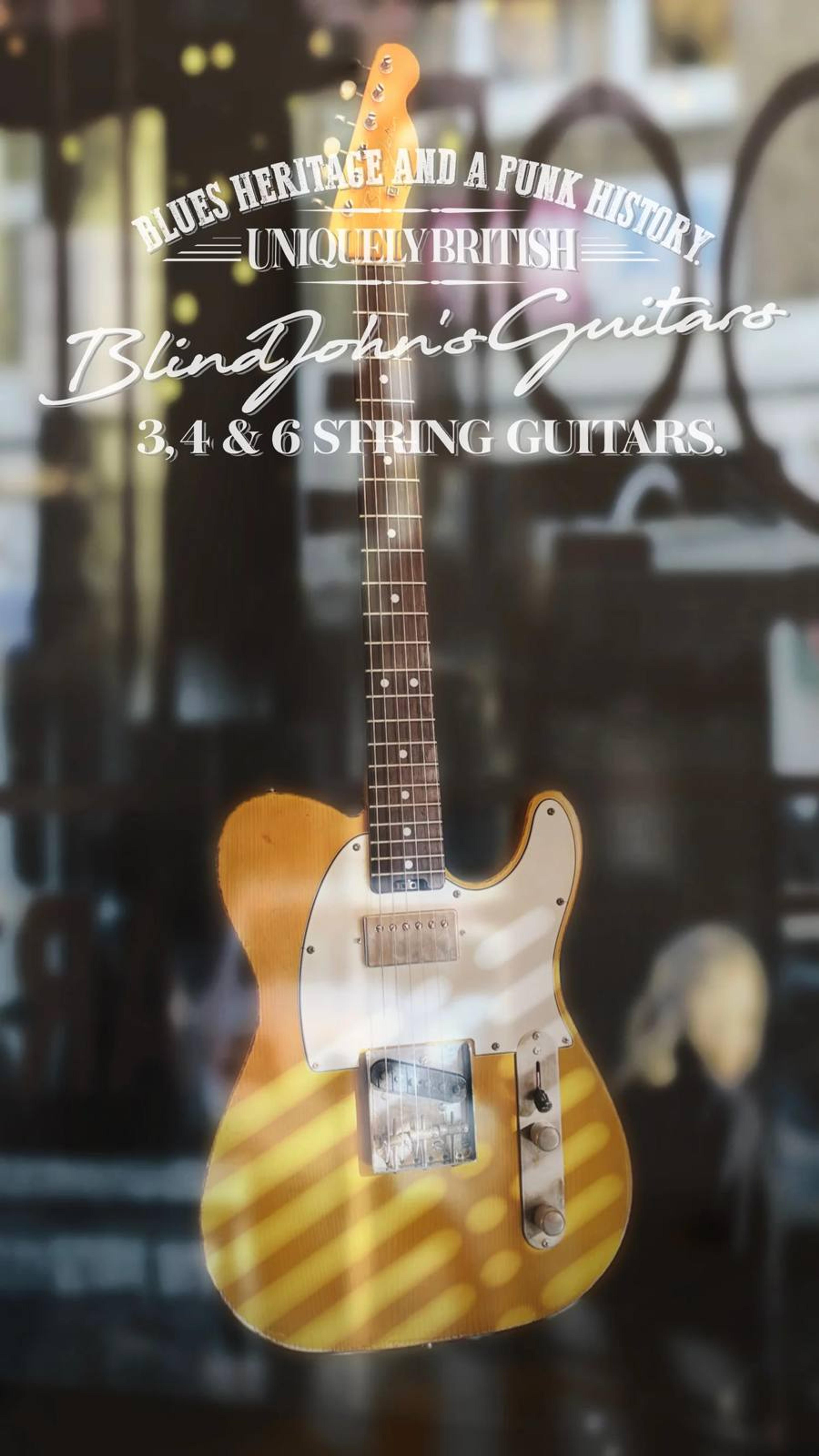 A guitar by Blind John's Guitars