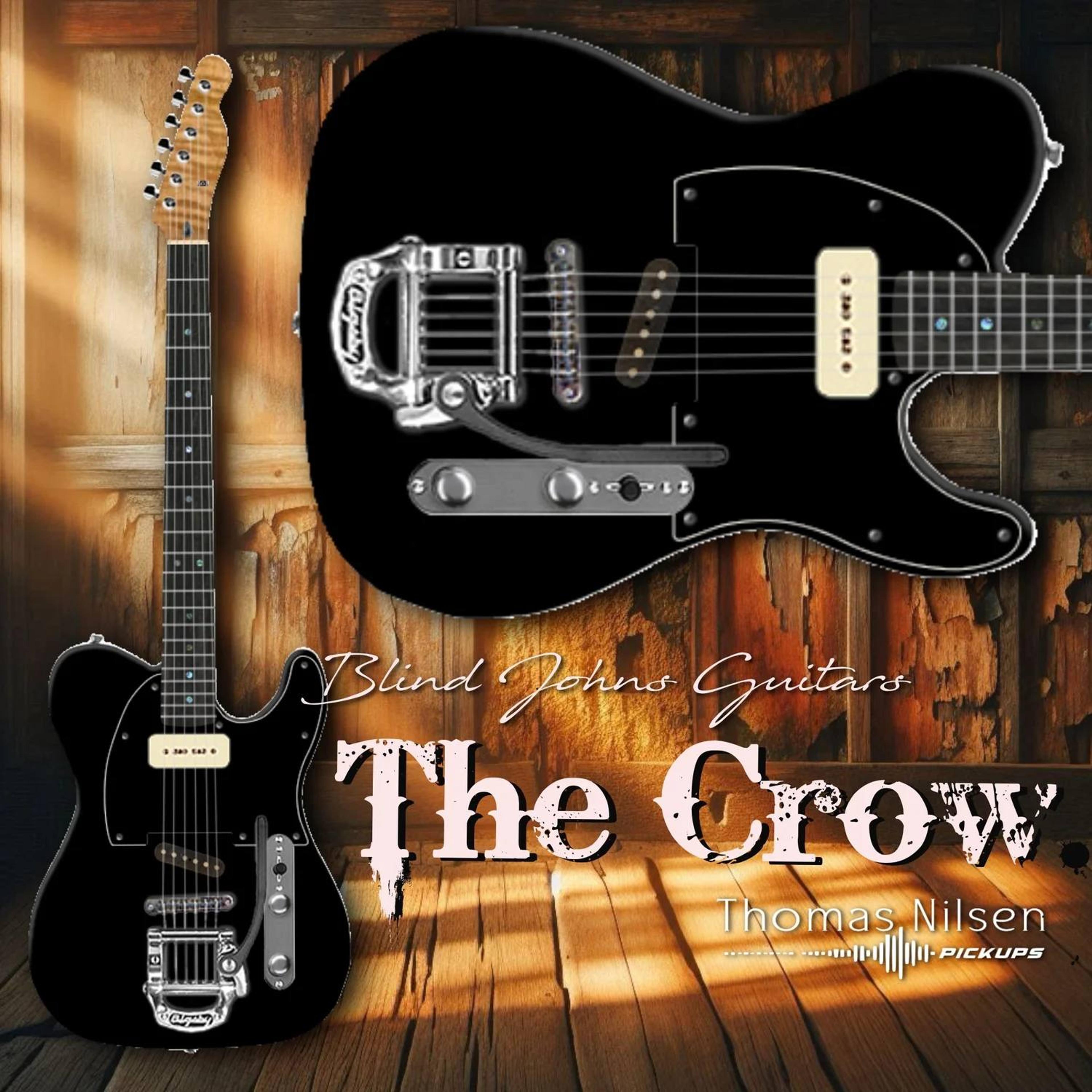 The Crow no2 - Black on black relic telecaster - Advert shot 1