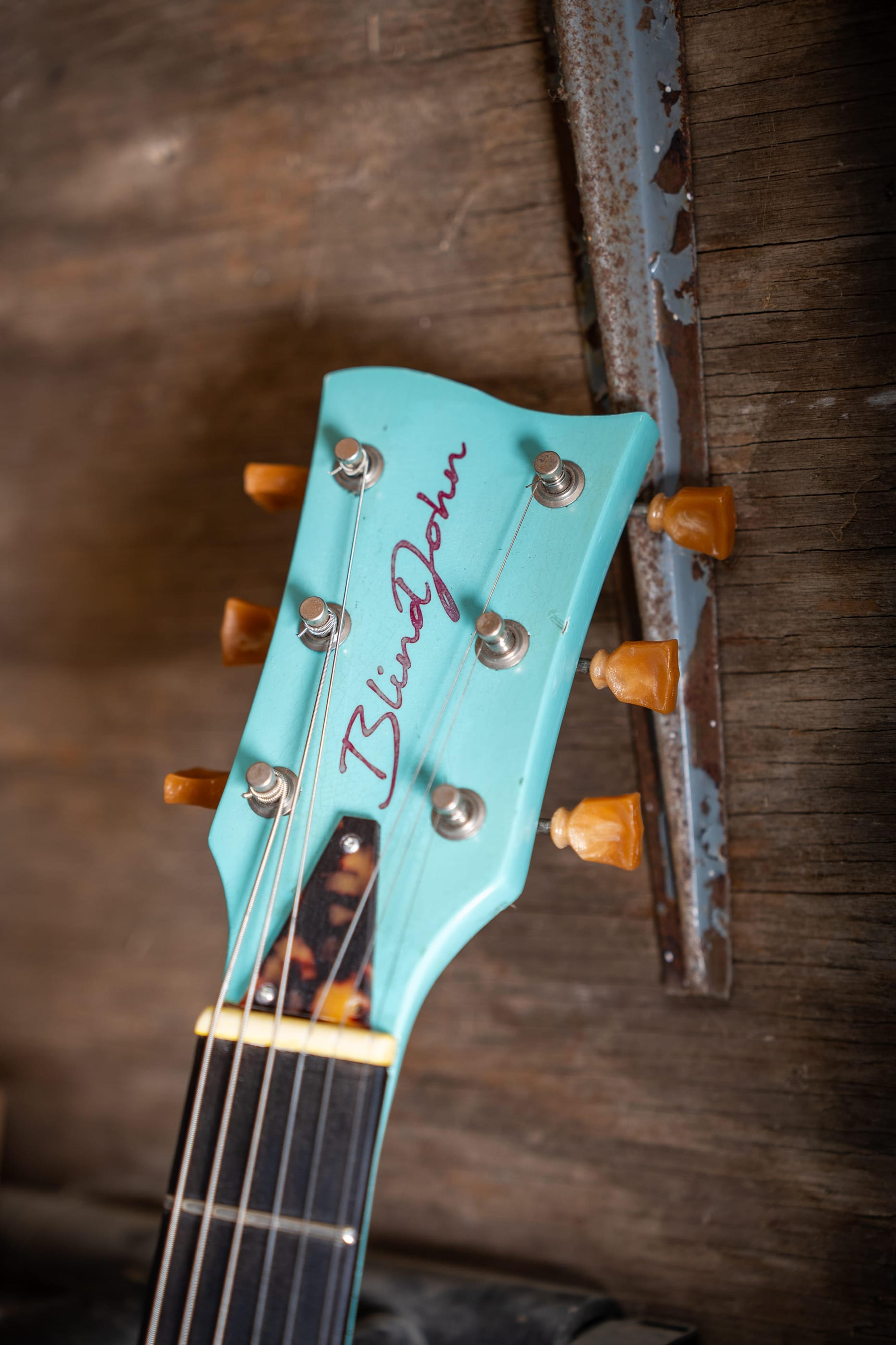 The Kid's headstock, front