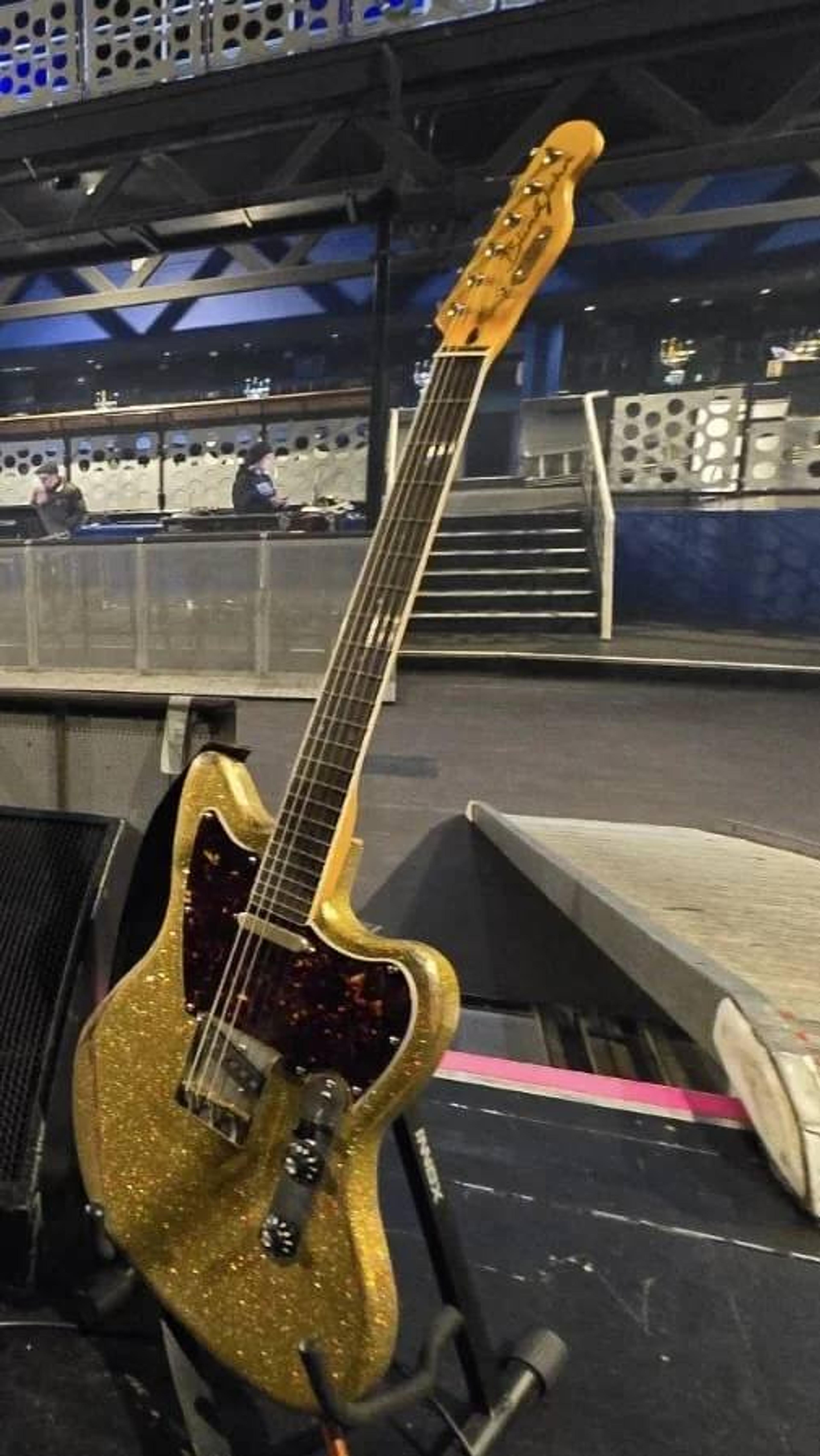 The Gen X - on a stand on stage at the Glasgow O2