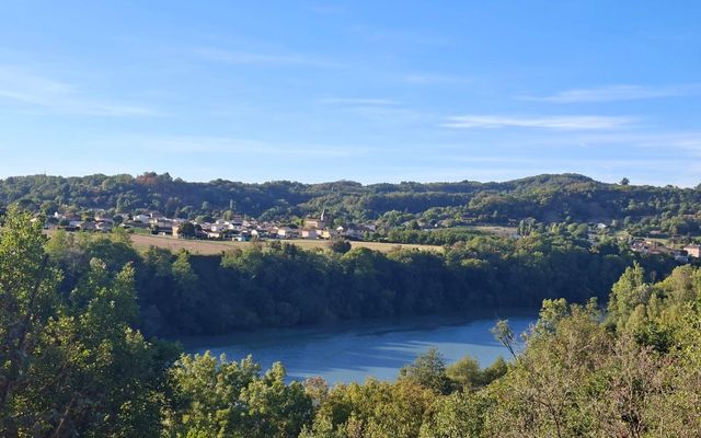 Vue sur Saint-Marcellin et la campagne iséroise